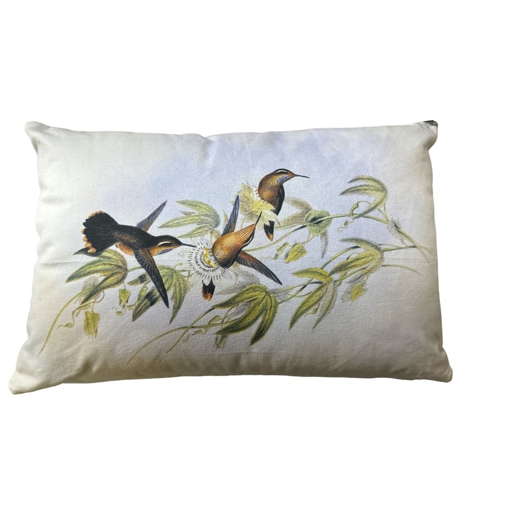 TAG Brand‎ Throw Accent Hummingbird  Pillow- Brand New With Tag 15" x 24"